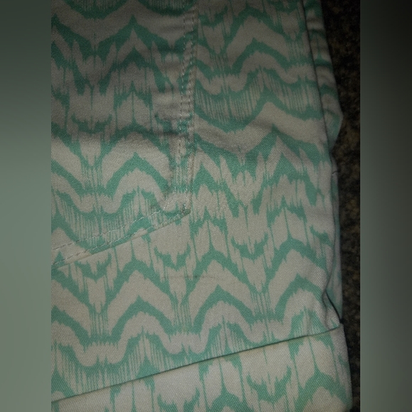 Gap Teal Chevron Stripe Shorts - Picture 5 of 5